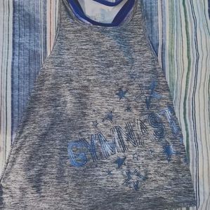 Justice Two-fer Tank with Built in Sports Bra